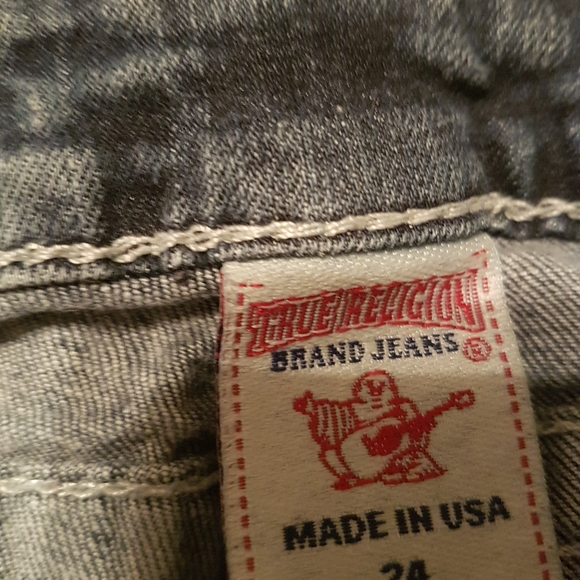 Sz 24 True Religion Skinny Low Rise Jeans - Picture 5 of 6